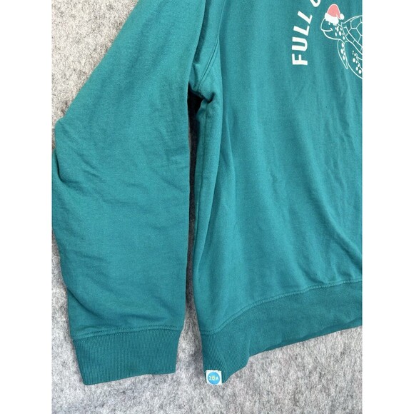 Florida 30A Sweatshirt Women's 2XL Green Turtle Christmas Holiday Cheer - Picture 3 of 12